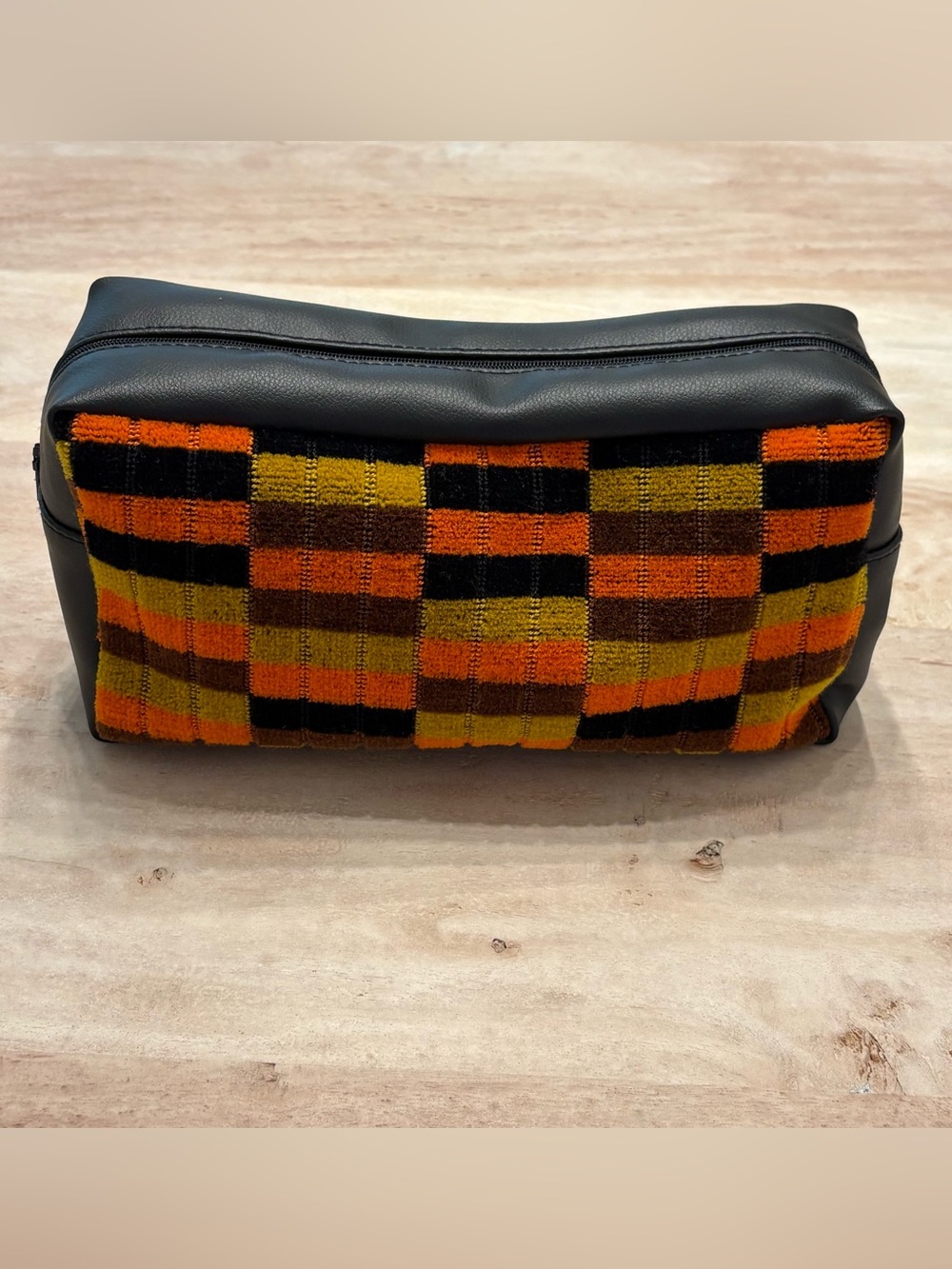 London Transport Moquette Toiletry Bag